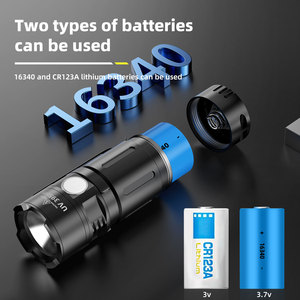 Helius Mini UV fluorescente inspección antorcha <span class=keywords><strong>Luz</strong></span> Portátil <span class=keywords><strong>ultravioleta</strong></span> trabajo <span class=keywords><strong>luz</strong></span> aleación de aluminio recargable LED linterna - Product Image 3