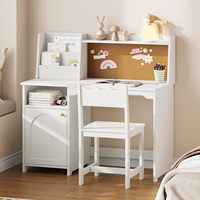 Bureau d'étude pour enfants avec chaise, plateau inclinable réglable, bureau d'écriture pour enfants, armoire de rangement pour l'étude à domicile des enfants, OEM ODM
