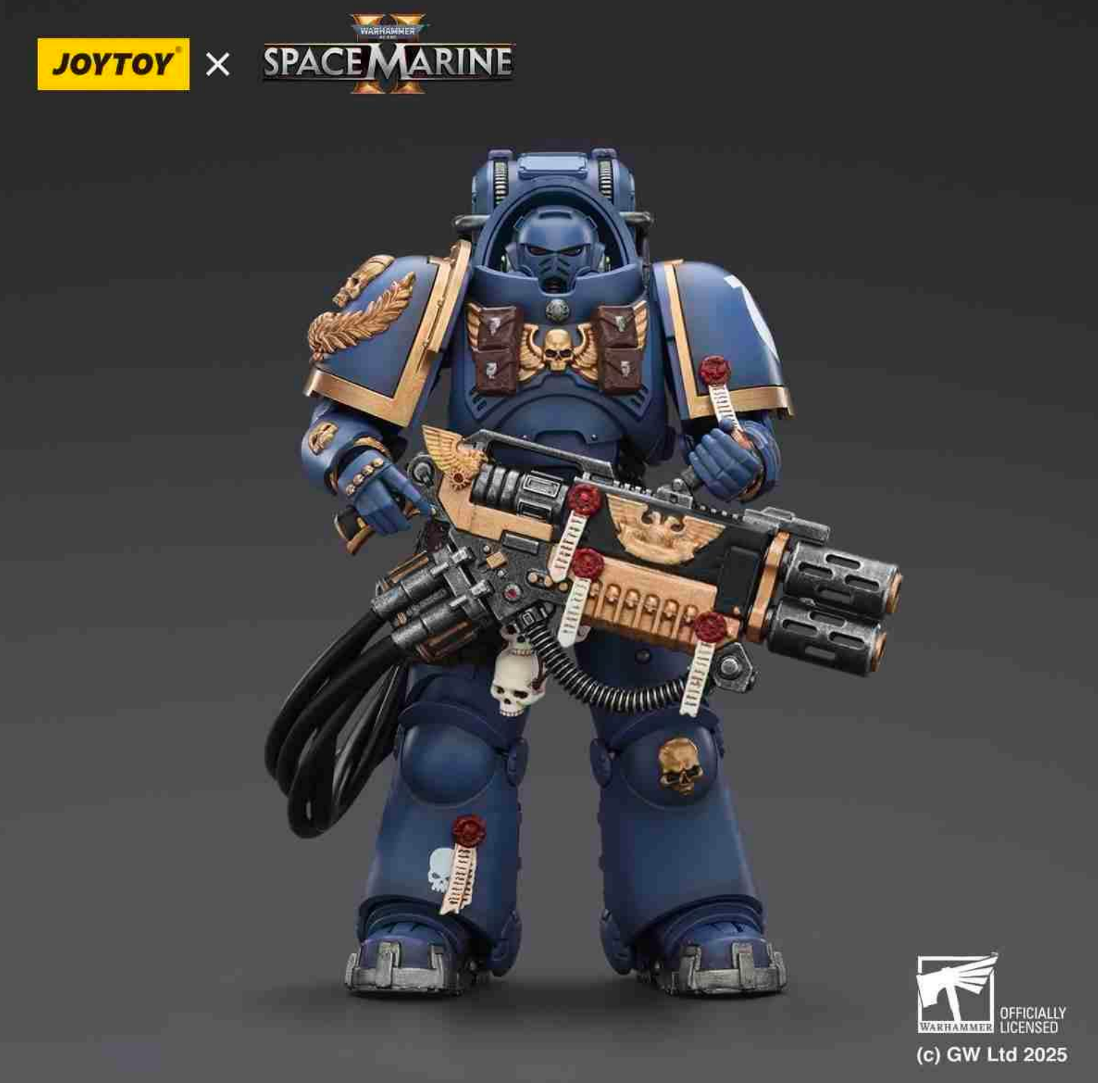 "Ultramarines Heavy Artificer Armor with Relic Multi-Melta"