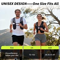 Stock 10L Gilet de course à pied ultra-léger de grande capacité Sac à dos d'hydratation pour le cyclisme la randonnée le marathon
