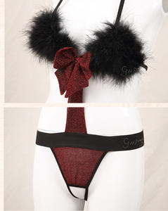 성인 고양이 소녀 섹시한 코스프레 의상 역할 놀이 게임 에로틱 란제리 세트 - Product Image 3