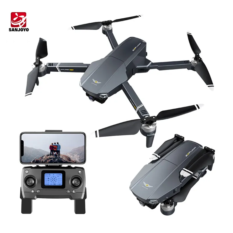 8819 JJRC X20 3 axis drone 4k professional anti shake aircraft remote control flycam drone camara hd