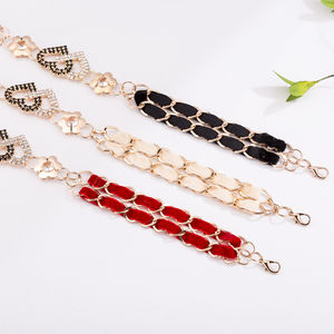 حزام سلسلة خصر مرن من السبائك للسيدات ، حزام صغير لتزيين تنورة متعددة الاستخدامات مع تصميم خصر فستان مرن - Product Image 6