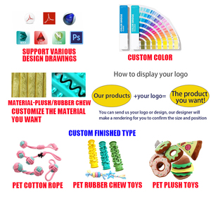 Pet ürünleri hiçbir doldurma yumuşak dolması özel köpek peluş oyuncaklar yıkılmaz sert gıcırtılı köpek çiğneme oyuncakları büyük orta için - Product Image 3