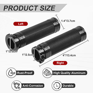 Empuñaduras universales de manillar de 25mm para motocicleta, empuñaduras de mano de 1 pulgada para Harley Touring <span class=keywords><strong>Electra</strong></span> <span class=keywords><strong>Glide</strong></span> Street <span class=keywords><strong>Glide</strong></span> Road King Dyna Sports - Product Image 3