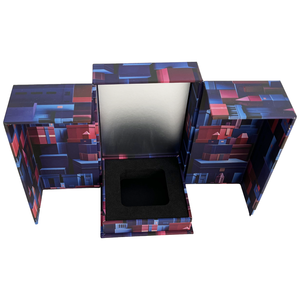 <span class=keywords><strong>2025</strong></span> tùy chỉnh sang trọng tinh tế Ribbon ngăn kéo bao bì trắng EVA mỹ phẩm đôi hiển thị lật mở hiển thị dập nổi tùy chỉnh - Product Image 6