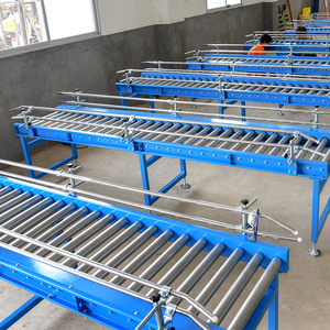 Roltransportband Fabricage Roestvrijstalen Zwaartekracht Lopende <span class=keywords><strong>Pallet</strong></span> <span class=keywords><strong>Roller</strong></span> Transportbaan Tafel Voor Flesbox Pakket Transport - Product Image 4