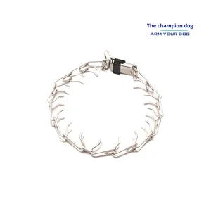 स्टेनलेस स्टील कुत्ते पिंच कॉलर चोकर श्रृंखला पेशेवर प्रशिक्षण उपकरण बड़े शक्तिशाली और व्यवहार सुधार के लिए - Product Image 4