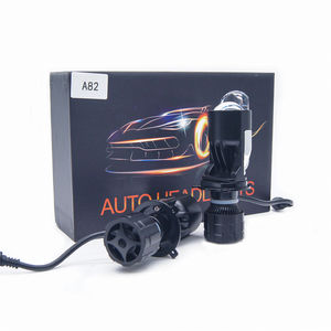 Proyektor Mini H4 Canbus 72W 7200LM Lampu Sorot Tinggi/Rendah untuk Sepeda Motor, Lampu Depan LED dengan Lensa Proyektor LED, Luz LED H4 - Product Image 1