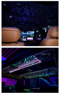 ไฟ LED ดาวยิงกระพริบได้ติดตั้งง่ายไฟภายใน12V ไฟหน้ารถยนต์อเนกประสงค์ติดดาวหลากสี - Product Image 3