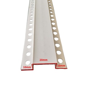 Nqfiber PVC hình chữ U cạnh trang trí <span class=keywords><strong>TRIM</strong></span> cho thạch cao góc Bead nhựa vách thạch cao góc hạt góc cho xây dựng - Product Image 6