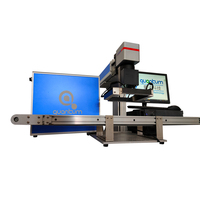Quantum 20W 50W Machine de marquage laser à fibre de positionnement visuel CCD haute productivité pour code à barres de code QR PCB