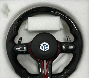 Volante Deportivo <span class=keywords><strong>M</strong></span> con LED de Fibra de Carbono Forjado para <span class=keywords><strong>BMW</strong></span> F30 F10 M5 F90 F20 X5 E70 X6 X6M E71 <span class=keywords><strong>E46</strong></span> M3 E39 E60 E92 M4 G20 G30 - Product Image 4