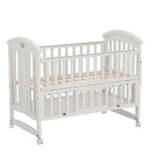 CLAF BEBE Cunas de bebé de madera maciza de alta calidad Cama de bebé multifunción sólida - Product Image 1