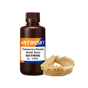 [Expédition gratuite UE] Résine dentaire temporaire Antinsky couleur A1 A2 A3 pour imprimante 3D DLP LCD 405nm 0,5kg - Product Image 1