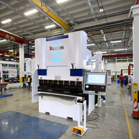 SANXIN presse plieuse entièrement Servo 1200mm CNC tôle d'acier hydraulique de presse plieuse en métal avec lame automatique de 3mm pour le pliage