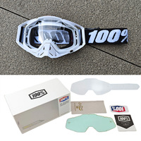 Lunettes de moto colorées anti-sable à monture intégrale, interchangeables, unisexe, vente directe usine