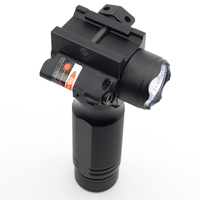 Lampe torche de chasse à activation rapide, haute puissance, 1000 lumens, 10x LED, avec laser rouge, rechargeable, en aluminium, IPX-6