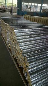 Tube de <span class=keywords><strong>tuyau</strong></span> de fibre de verre de tissu de laine de verre pour l'<span class=keywords><strong>isolation</strong></span> de <span class=keywords><strong>tuyau</strong></span> <span class=keywords><strong>d</strong></span>'<span class=keywords><strong>eau</strong></span> de refroidissement avec le papier <span class=keywords><strong>d</strong></span>'aluminium - Product Image 5