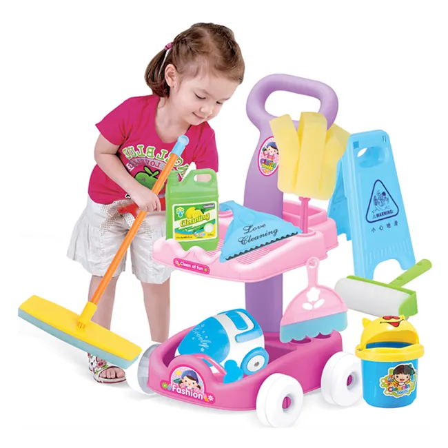 Çocuk kapalı temizleyici arabası oyuncaklar temizleme araba oyun evde DIY set oyuncak emulational temizleme seti çocuklar için