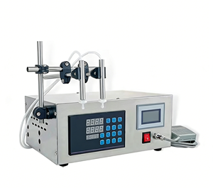 Dual Head Peristaltic <b>Pump</b> <b>Small</b> Dose Liquid Filling Machine for Glue Essential Oil and Pigment Compact Desktop Volume Dispenser - Product Image 1