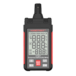 Habotest HT607 Digital Temperature Humidity Meter Indoor <b>Outdoor</b> Industrial Use With Data Storage Function - Product Image 5