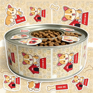 Customized Durable Waterproof holographic 3D Effect Labels Featuring Cartoon Animal Logos Stickers - Product Image 2