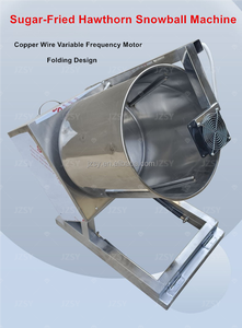Máquina automática multifunción de acero inoxidable para asar azúcar, máquina de espino para azúcar, uva frita, máquina de bolas de nieve, equipo para aperitivos - Product Image 4