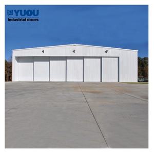 Hangar préfabriqué <span class=keywords><strong>en</strong></span> acier léger pour avions avec <span class=keywords><strong>porte</strong></span> coulissante automatique pour le stockage d'avions - Product Image 6