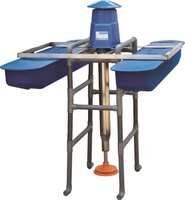 Approvisionnement d'usine jet submersible irrigation flottant disque roulant fontaine eau surface splash aérateur pour poisson crevette étang