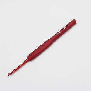 Ganchillo de Aluminio Ergonómico Charmkey ROJO con Mango Suave Tipo <span class=keywords><strong>Tulip</strong></span>án, Aguja de Tejer, Accesorios de Tejido para Hecho a Mano - Product Image 6