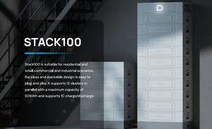 โมดูลแบตเตอรี่ Dyness Stack100 แรงดันสูง 100 51.2V 100Ah Stack100 40kWh 20kWh 25kWh 30kWh 50kWh สำหรับระบบจัดเก็บพลังงาน - Product Image 3