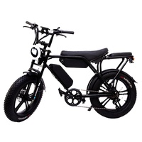 Vélo Électrique Urbain Adulte avec Cadre en Acier Carbone, Moteur Puissant, Batterie Lithium 48V 30Ah, Autonomie Étendue de 85km, Pneus Larges