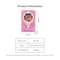 Nouveauté : Carnet à couverture rigide en papier découpé au laser 3D pour cadeau et décoration de bureau