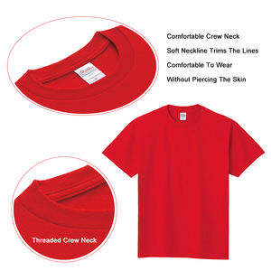 <span class=keywords><strong>Camiseta</strong></span> de algodón AI-MICH para niños, ropa de manga corta personalizada con logotipo en blanco, de verano - Product Image 4