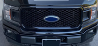 Pièces de carrosserie automobile Ensemble de calandre de radiateur avant chromé ou noir pour F-150 de 2018 à 2020