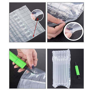 Bolsa de Plástico para Columnas de Aire al por Mayor, PE/PA/HDPE, para Protección de Columnas de Aire en Embalaje de Vino y Leche en Polvo, Similar a la Plástica de Burbujas - Product Image 6