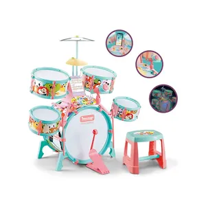 Hot Selling Children Musical Instrument Kids Jazz Drum Set Toy
