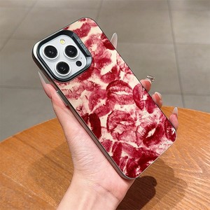 Coque de téléphone magnétique tendance avec imprimé lèvres rouges <span class=keywords><strong>sexy</strong></span>, compatible avec les modèles 17, 16, 14, 13, 11, 12, 15 Pro, <span class=keywords><strong>X</strong></span>, XR, XS Plus, <span class=keywords><strong>SE</strong></span>, en TPU souple, fabrication OEM. - Product Image 3