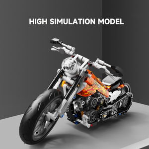 Bộ Đồ Chơi Xây Dựng Mô Hình Xe Máy Cơ Học STEM, Bộ Sưu Tập Xây Dựng, Khối Xe Máy Tương Thích Cho Trẻ Em - Product Image 3