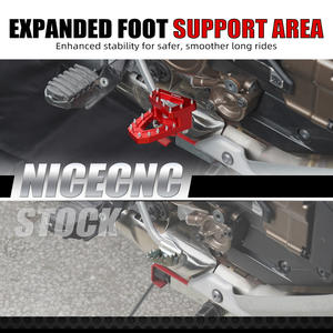 Extension de pédale de frein arrière en aluminium NICECNC pour Honda <span class=keywords><strong>CRF1000L</strong></span> Africa Twin <span class=keywords><strong>Adventure</strong></span> Sports 16-2019 46500-MJP-G50 - Product Image 2