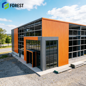 Steel Structure Building High Ceiling Quick Install Security Protection Double Layer Galvanized Ready Ship Low Warehouse Mall - Product Image 1