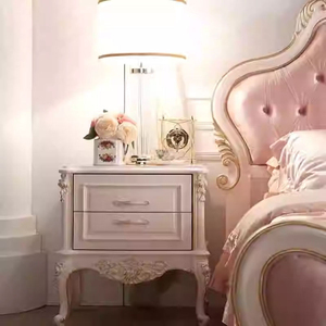 <span class=keywords><strong>Lit</strong></span> double <span class=keywords><strong>de</strong></span> luxe léger en chêne massif européen, avec revêtement en velours, sculpté doré, rose princesse, pour chambre principale <span class=keywords><strong>et</strong></span> <span class=keywords><strong>lit</strong></span> <span class=keywords><strong>de</strong></span> mariage - Product Image 4