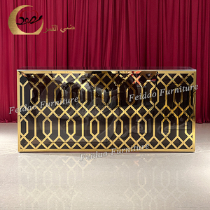 Outdoor Party Furniture Stainless Steel Hotel Commercial Modern Restaurant <b>Bar</b> Counter Nightclub - Product Image 5