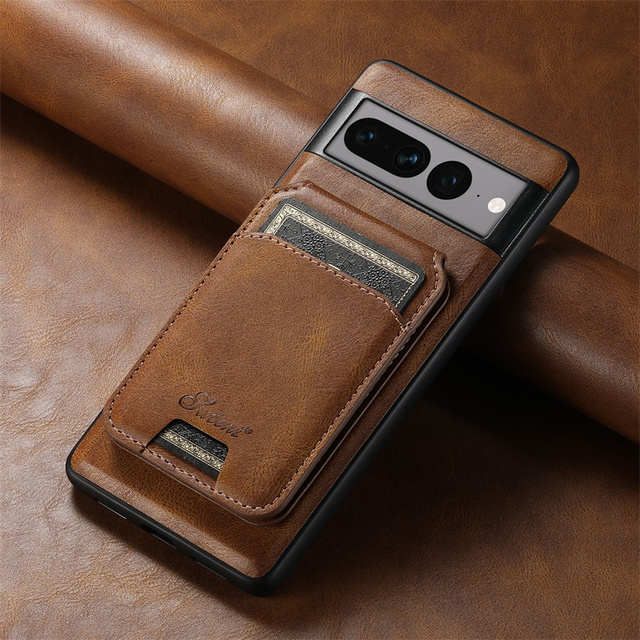 For GOOGLE Pixel 6 7 8 9 Pro XL/Pixel 6A 7A 8A PU Leather Magnetic Pocket Cover Detachable Wallet Phone Case Women Man Cases