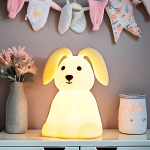 Veilleuse Bébé Rechargeable Design Mignon <span class=keywords><strong>Lampe</strong></span> de Chevet Apaisante avec 7 Couleurs Options Alimentée par Batterie pour Enfants - Product Image 2