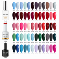 Kit de vernis gel marque privée 120 couleurs en gros, gel UV pour peinture d'ongles, gel à ongles sans TPO HEMA, fournisseur pour salons de manucure