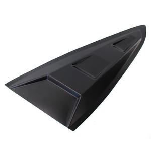 Cubierta de Ventilación Triangular para Ventana Trasera de BMW Serie 3 GT, Plástico ABS, Adhesivo, 2013-2020, Negro Carbón, Negro Mate, Negro Brillante - Product Image 4