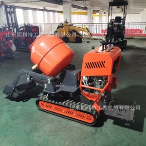 Mezcladora de Concreto Compacta sobre Orugas Naranja para Todo Terreno, Rendimiento Estable, Radio de Giro Corto - Product Image 2
