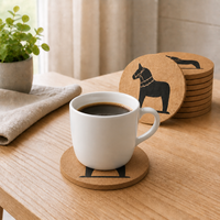 Sous-verre en liège personnalisable avec impression de logo, style zen asiatique, écologique, résistant à la chaleur et antidérapant pour boissons, bière, café